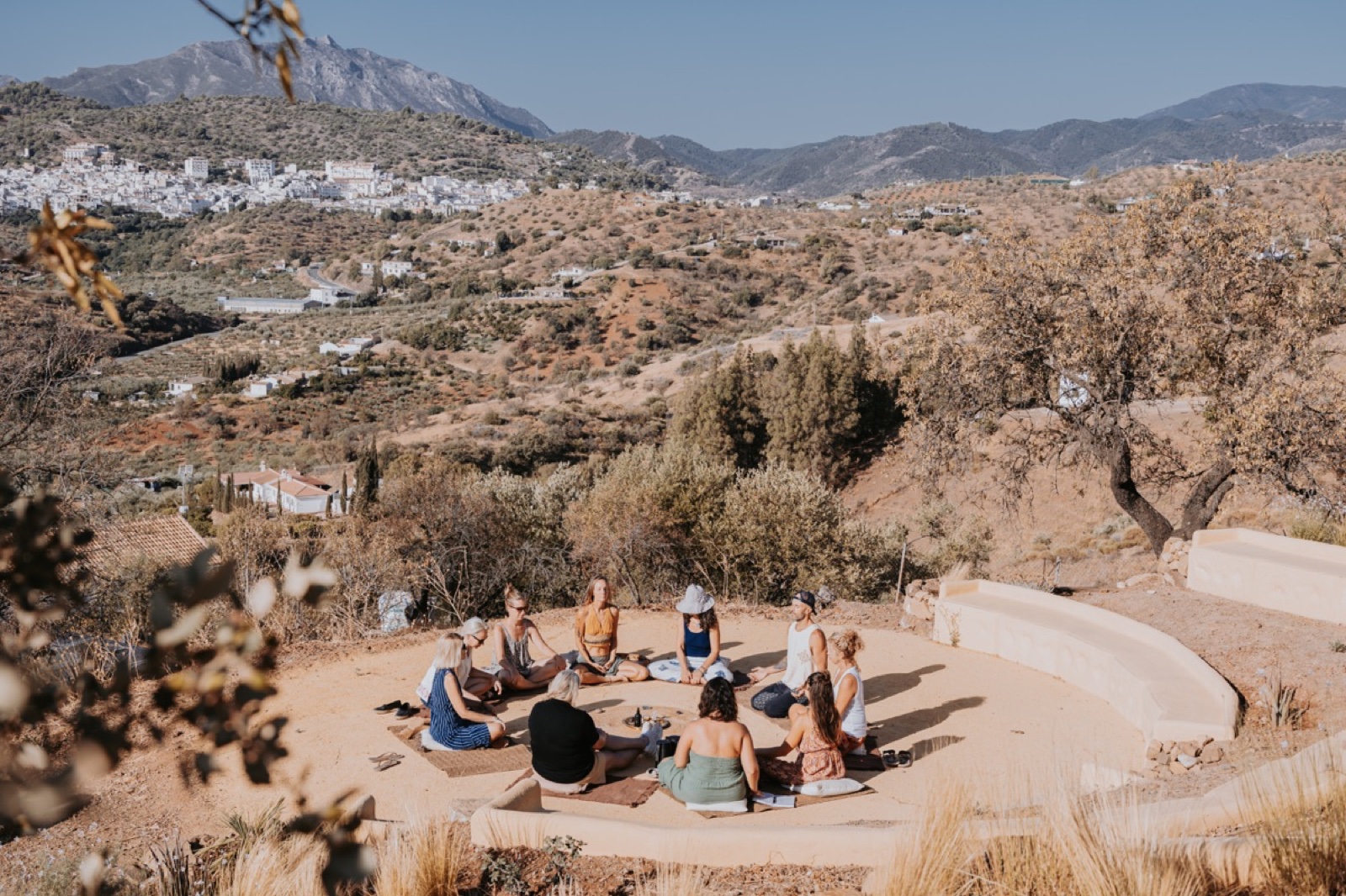 Group circle and practice space