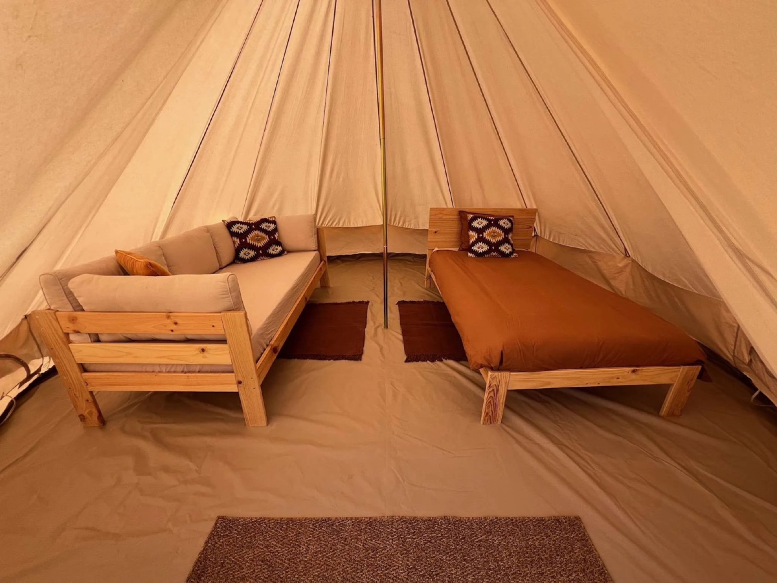 Single tent accommodation