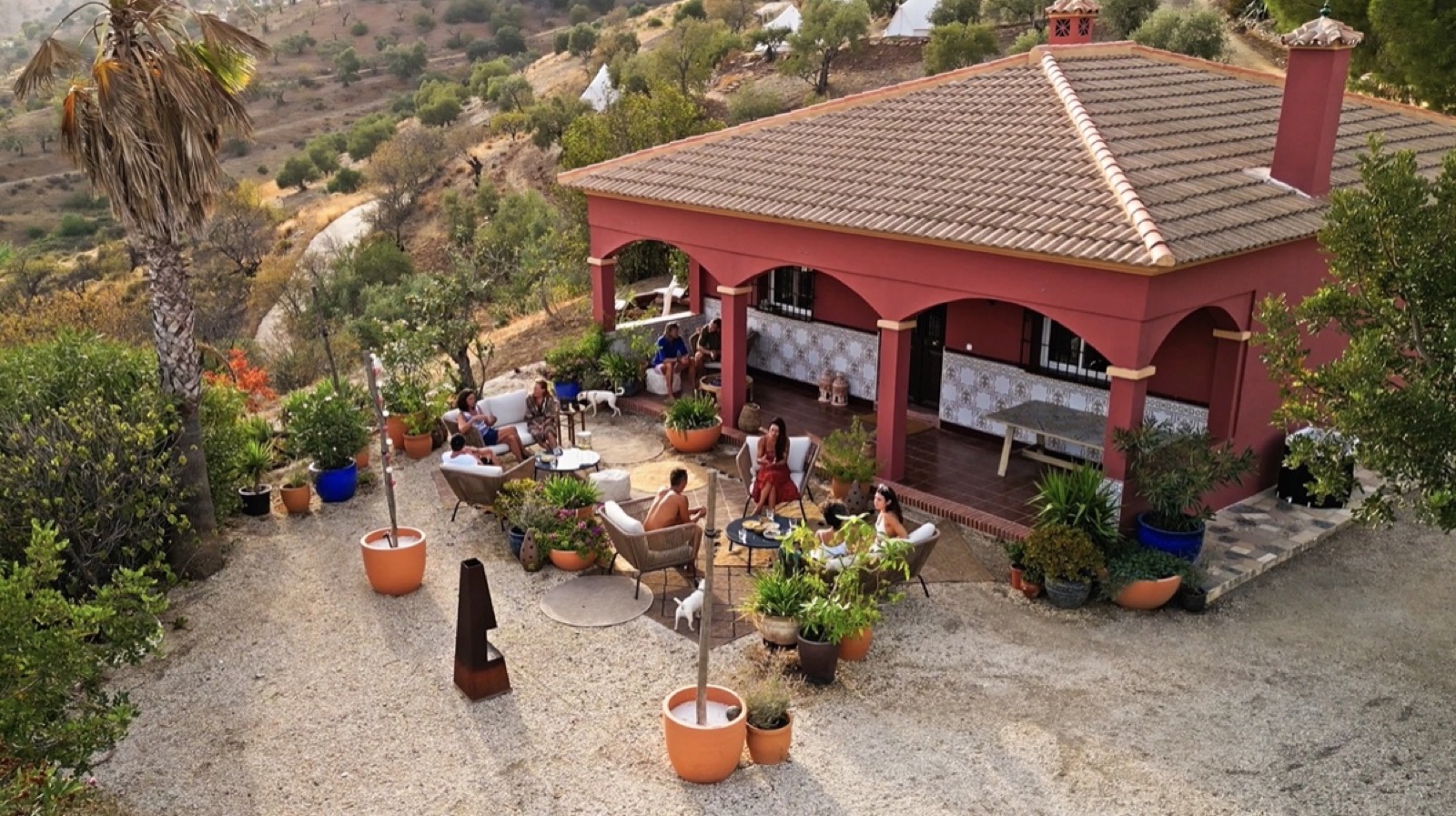 Retreat house exterior